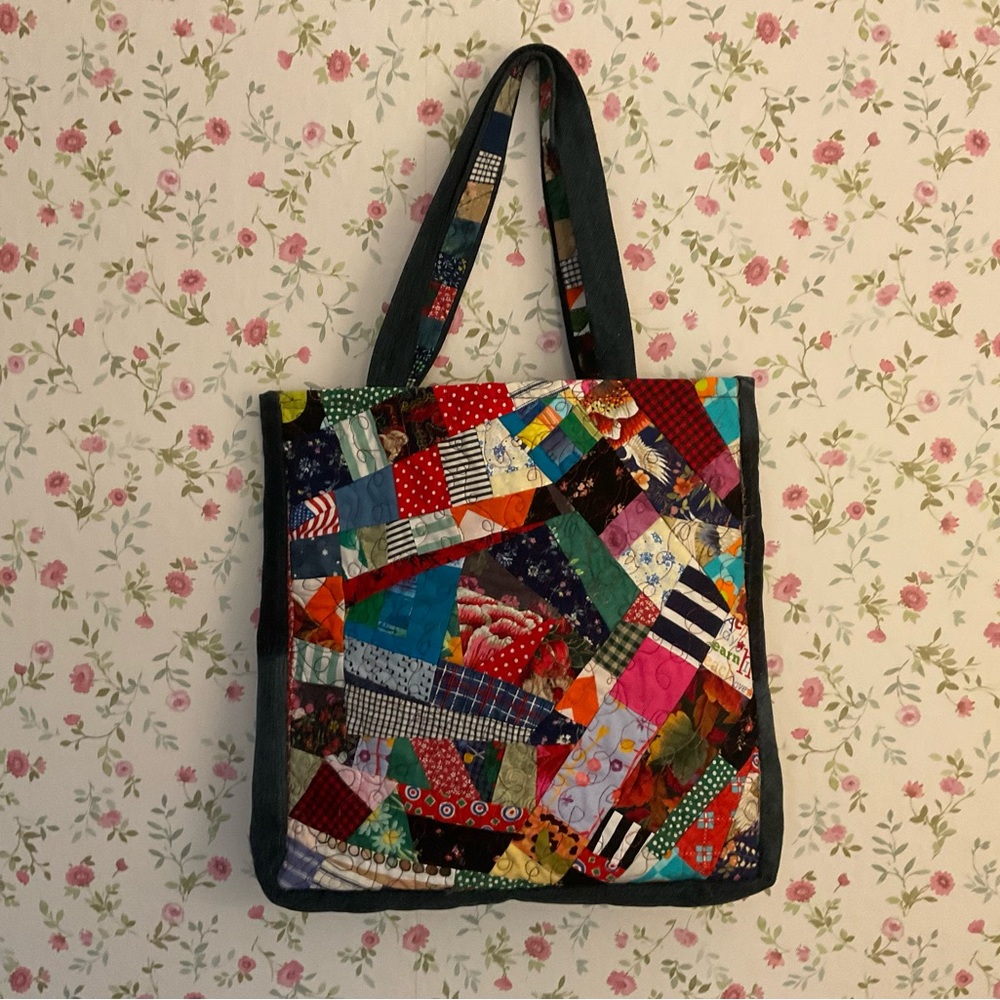 Handmade Patchwork Tote Bag